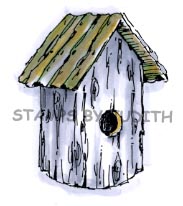 I-188 Birch Birdhouse